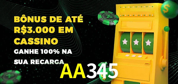 AA345 melhor bônus de depósito