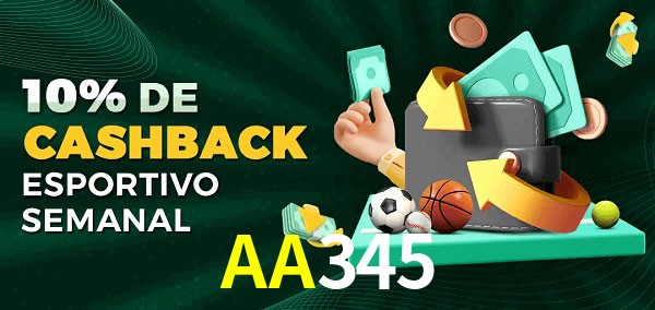 10% de bônus de cashback na AA345